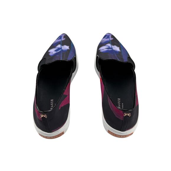 TED BAKER Women's Thfia Floral Pointy Toe Slip-on Sneaker Sz 6 - Picture 7 of 16
